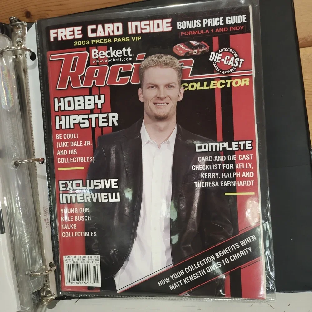 Vintage Beckett Racing Magazine October 2003 Near Mint Protective Sleeved